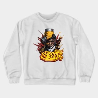 Street Crew With Awesome Background Crewneck Sweatshirt